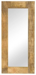 Καθρέφτης 50 x 110 εκ. από Μασίφ Ξύλο Μάνγκο - Καφέ