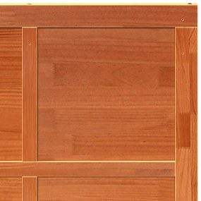 vidaXL Πόρτα αχυρώνα Καφέ κεριού 100 x 210 cm Μασίφ ξύλο πεύκου