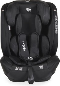 Κάθισμα Αυτοκινήτου ISOfix (76-150εκ. Ύψος) Moni i-Safe i-Size Black