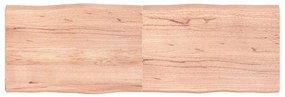 vidaXL Επιφ Τραπεζιού Αν Καφέ 180x60x(2-6)εκ.Ακατέργ. Μασίφ Ξύλο Δρυός