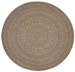 Ψάθινο Χαλί Avanos 8871 White Στρόγγυλο Round 160 x 160