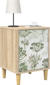 vidaXL Κομοδίνο GOTHA 2 τμχ. Sonoma Δρυς 36 x 33 x 50 εκ.