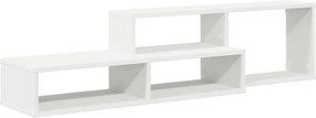 vidaXL ΡάφιΤηλεόρασηςΤοίχου 120x25x28,5εκ Επεξεργασμένο ξύλο