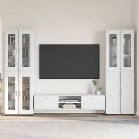 vidaXL Σετ επίπλου τηλεόρασης FLORIN 3 pcs Λευκό Επεξεργασμένο ξύλο