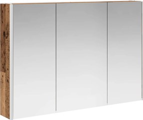 vidaXL Σετ Επίπλων Μπάνιου 4 pcs Παλαιωμένο ξύλο