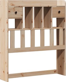 vidaXL Κρεβάτι Βιβλιοθήκη Χωρίς Στρώμα 100x200 εκ. Μασίφ Ξύλο Πεύκο