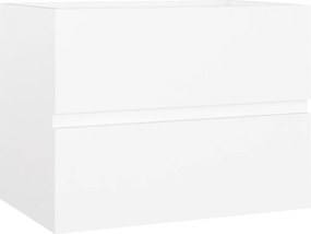 vidaXL Ντουλάπι Νιπτήρα Λευκό 60x38,5x45 εκ. από Επεξεργασμένο Ξύλο
