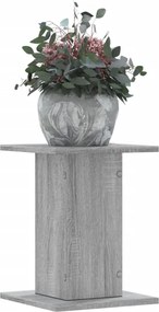 vidaXL Βάσεις Φυτών 2 Τεμ. Γκρι Sonoma 30x30x40 εκ. Επεξεργασμένο Ξύλο