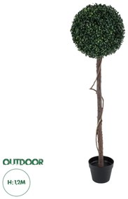 20407 GloboStar® Artificial Garden BUXUS 20407 Τεχνητό Διακοσμητικό Φυτό Πυξός Υ120cm