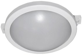Adeleq Led Χελώνα Pc Στρογγυλή Φ213mm 15W 4000K Ip64 Λευκή 21-2001510