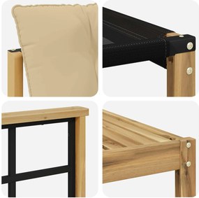 vidaXL Σειρά Καναπέ Εξωτερικού 8 pcs Λευκό και Μπεζ