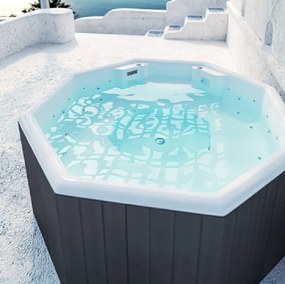 Sanitec Medusa 195x195 - SPA Εξωτερικου Χωρου - Λευκό Ματ