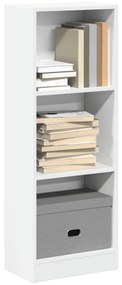 vidaXL Βιβλιοθήκη Λευκή 40x24x109 εκ. από Επεξεργασμένο Ξύλο