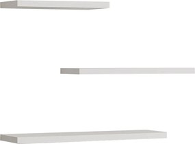 Ράφι Τοίχου Λευκό FLENA 30x2x14