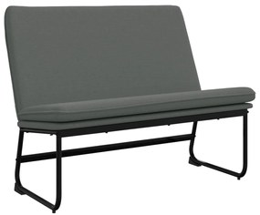 vidaXL Πάγκος Σκούρο Γκρι 100x75x76 εκ. Υφασμάτινος