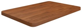 vidaXL Πάγκος Μπάνιου Σκ. Καφέ 60x40x2,5 εκ. Επεξ. Μασίφ Ξύλο