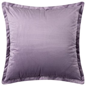 Βελουτέ Διακοσμητική Μαξιλαροθήκη (45x45) Silk Fashion A804 Λιλά