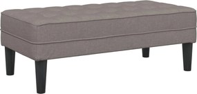 vidaXL Σετ Καναπέ με μαξιλάρι 2 pcs Taupe Πολυεστέρας