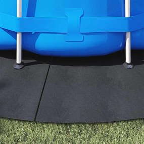 vidaXL Εδαφοκάλυψη Πισίνας Μαύρο Ø 428 cm Μη Υφαμένο Ύφασμα