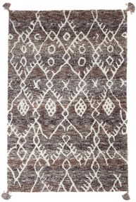 Χαλί Terra 5002/39 Round Brown-Dark Grey Royal Carpet 154X154cm Round