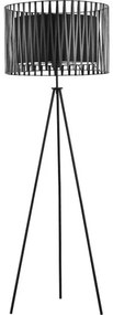 Φωτιστικό Δαπέδου HARMONY ύφασμα 2 χρώματα TK Lighting-2899-Μαύρο 2899