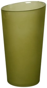 Βάζο Γυάλινο Lime Caprice ESPIEL 16x16x29εκ. DAC1706