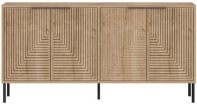 Μπουφές Lurea 327ODS1349 150x36x75cm Oak Μοριοσανίδα, Μελαμίνη