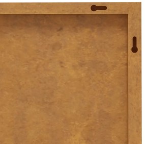 vidaXL Διακοσμητικά Κήπου 2 τεμ. Σχ. Λουλούδια 105x55 εκ Ατσάλι Corten