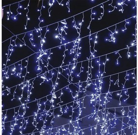 Λαμπάκια Σειρά 144 Flash LED Βροχή CW IP44 300x60cm Διάφανο Καλώδιο X08144224 ACA-X08144224-Διάφανο X08144224
