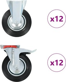 vidaXL Ρόδες 24 τεμ. 200 χιλ.