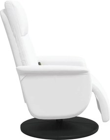 vidaXL Κάθισμα μασάζ Λευκό 71 x 90 x 105 εκ. Τεχνητό Δέρμα
