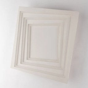 Φωτιστικό Οροφής - Πλαφονιέρα Led-Hypnotic-PL50 Led 7260lm 3000K/4000K/6500K 47x47x5,5cm White Luce Ambiente Design