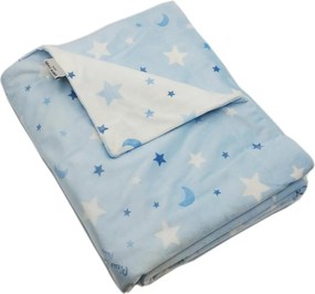 Κουβέρτα Fleece Κούνιας (110x140) Pierre Cardin Moon Blue