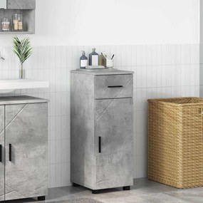 vidaXL Ντουλάπι Μπάνιου Σκυρόδεμα Γκρι 30 x 35 x 80 εκ
