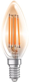 Λαμπτήρας  Dimmable Led Filament E14 C35 6w 3000K 3000K Φυσικό Amber Just Led B143506401