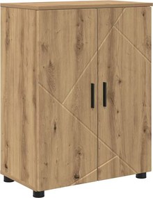 vidaXL Ντουλάπι Μπάνιου Artisan Oak 60 x 35 x 80 εκ