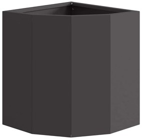 vidaXL Γωνιακό Ροδόδεντρο Μαύρο 30 x 30 x 35 εκ Ατσάλι