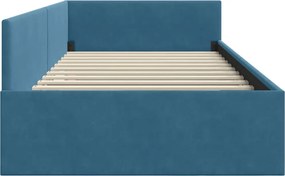 vidaXL Κρεβάτι Γωνίας Μπλε 80 x 200 cm Βελούδο