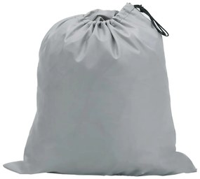 vidaXL Κουκούλα βάρκας Γκρι Μήκος 610-671 cm Πλάτος 254 cm
