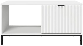 vidaXL Τραπεζάκι σαλονιού Λευκό 90 x 49 x 46 εκ. Επεξεργασμένο ξύλο