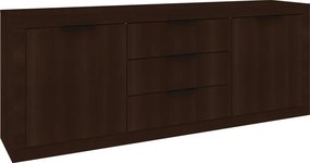 Μπουφές Doha pakoworld σε wenge απόχρωση 210x45x80.5εκ