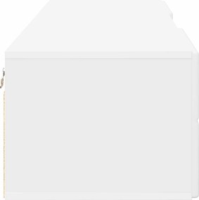 vidaXL Ξύλινο Ντουλάπι Λευκό 150 x 39 x 30 εκ Επεξεργασμένο ξύλο