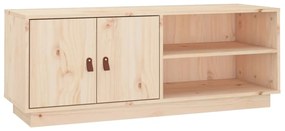 vidaXL Έπιπλο Τηλεόρασης 105 x 34 x 40 εκ. από Μασίφ Ξύλο Πεύκου