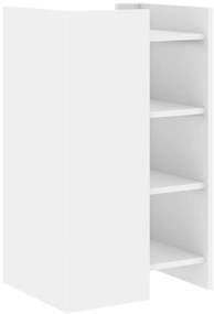 vidaXL Συρταριέρα Λευκή 45x35x75 εκ. από Επεξεργασμένο Ξύλο