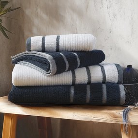 Πετσέτες Μπάνιου (Σετ 2τμχ) Nef-Nef Homeware Stern Blue 600gsm