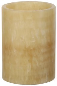 Artekko Marble Κερί Led σε Εκρού Μαρμάρινο Δοχείο (9.1x9.1x12.2)cm Artekko 39116