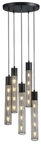 Φωτιστικό Οροφής Πολύφωτο Aca Alcatraz OD605P35BK Black