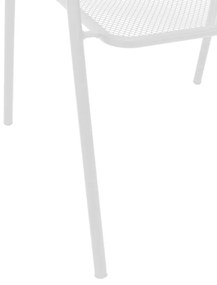 Καρέκλα - Πολυθρόνα Tarete στοιβαζόμενη λευκό μέταλλο 55x64x86.5 εκ. 55x64x86.5 εκ.