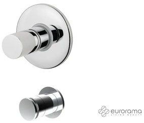 Eurorama RES PRO Μίκτης εντοιχισμού &amp; La Torre εκτροπέας περιστροφικός 2 εξόδων Chrome