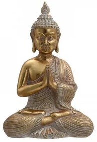 ΕΠΙΤΡΑΠΕΖΙΟ ΔΙΑΚΟΣΜΗΤΙΚΟ POLYRESIN Fylliana "Buddha" ΧΡΥΣΟ ΧΡΩΜΑ 22x15x31εκ 281-224-031